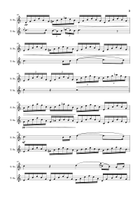 Ave Maria by F. Schubert – Arranged for S. Sax and T. Sax Woodwind Duet scores gallery preview page 3