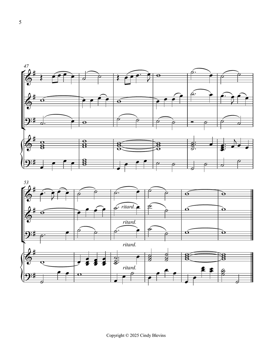 How Great Thou Art, for Two Violins, Cello and Piano Piano Quartet scores gallery preview page 6