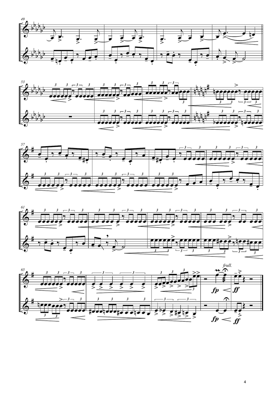 JAZZ DUETS FOR A WEEK JAZZ DUETS FOR A WEEK Trumpet Duet scores gallery preview page 4