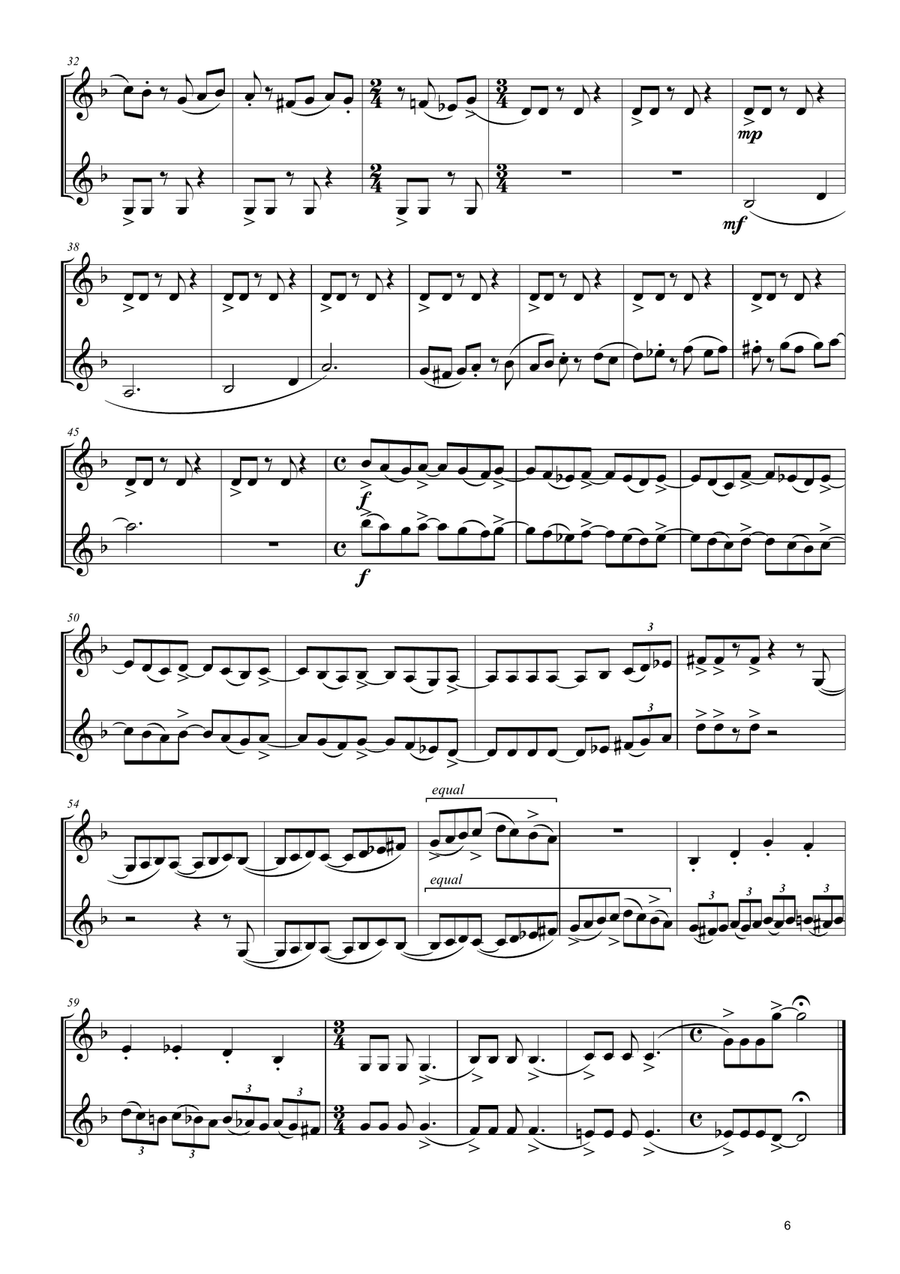 JAZZ DUETS FOR A WEEK JAZZ DUETS FOR A WEEK Trumpet Duet scores gallery preview page 6
