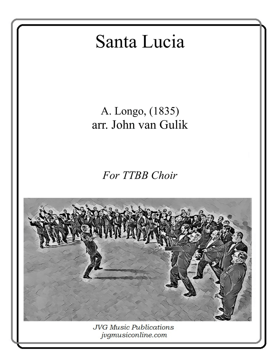 Santa Lucia Santa Lucia TTBB scores gallery preview page 1