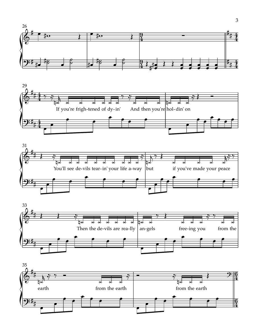 Rabbit In Your Headlights (Instrumental) Part scores gallery preview page 3