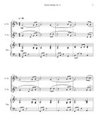 Hymn Medley No. 4 (Alto and Tenor Sax Duet with Piano Accompaniment) Woodwind Duet scores gallery preview page 3