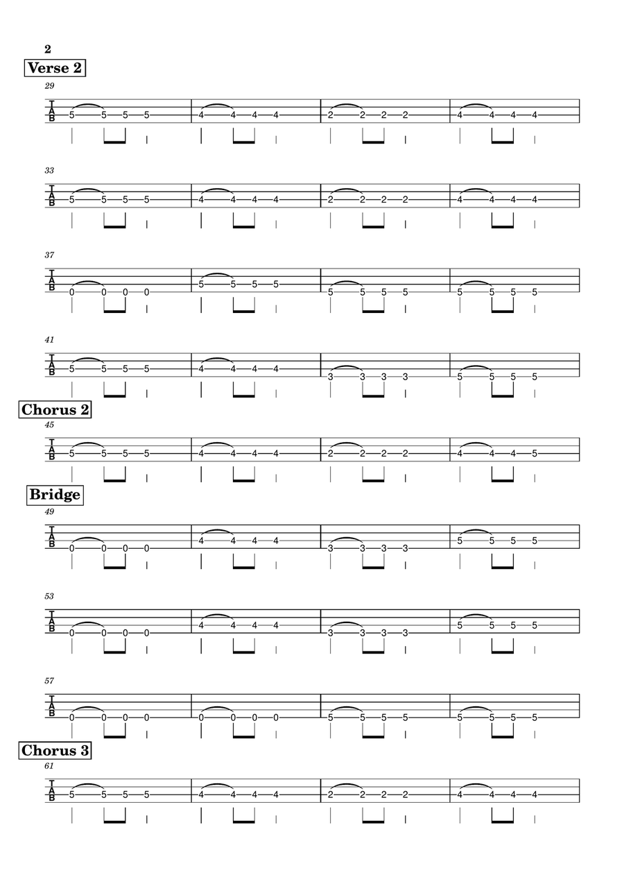 Take My Breath Away (Love Theme) Acoustic Guitar scores gallery preview page 2