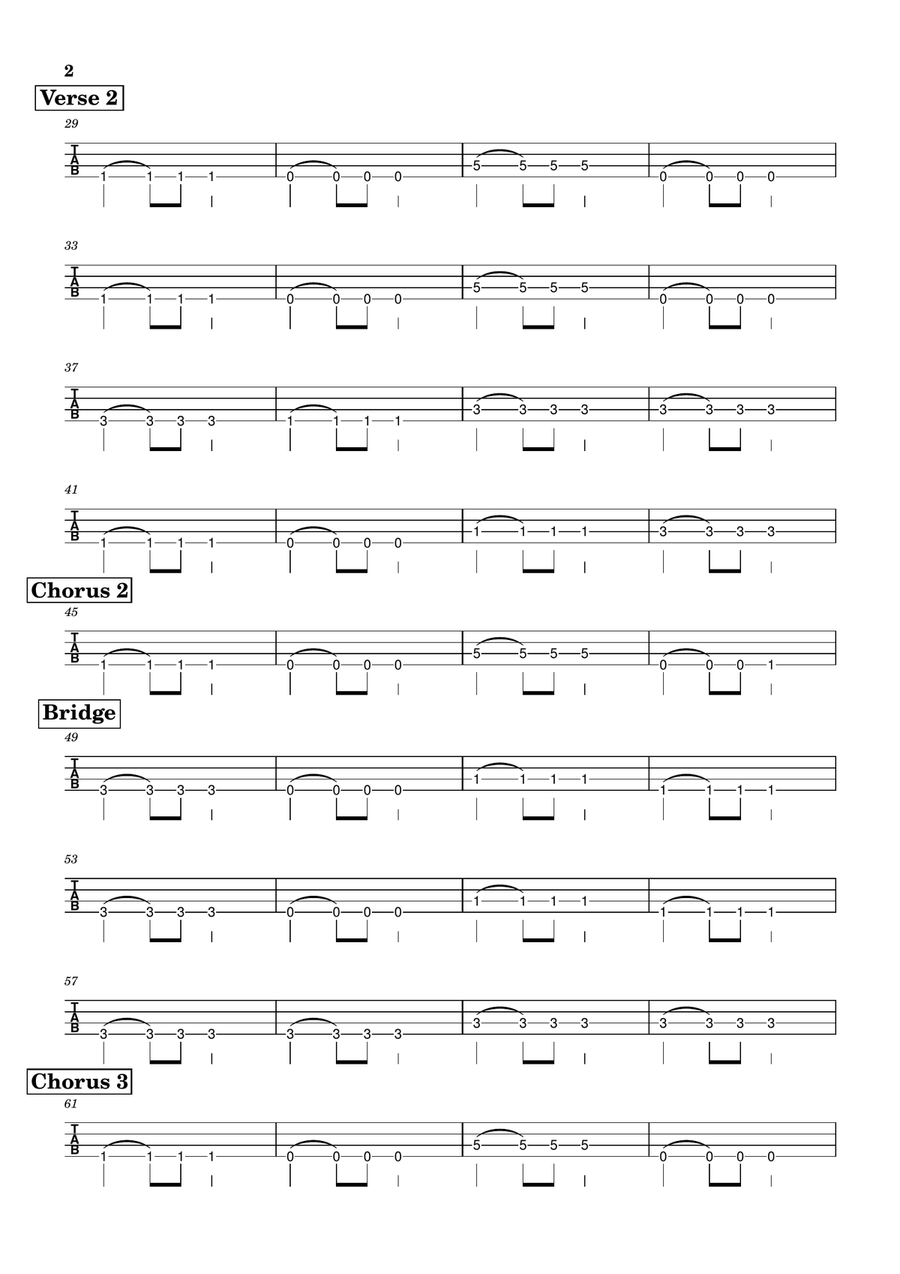 Take My Breath Away (Love Theme) Acoustic Guitar scores gallery preview page 2