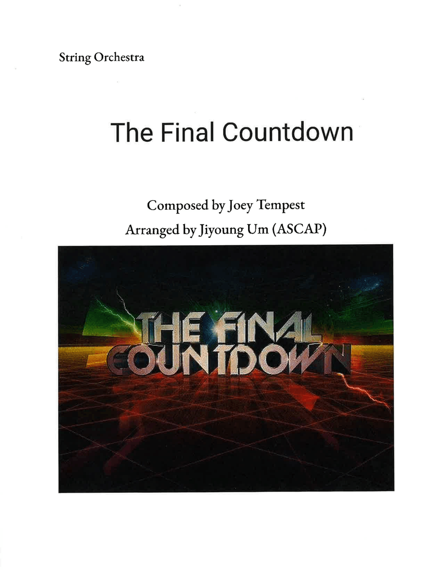 Final Countdown Final Countdown String Orchestra scores gallery preview page 1