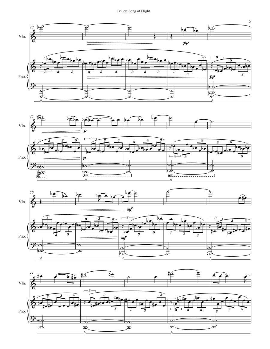 Song Without Words - songs for violin and piano