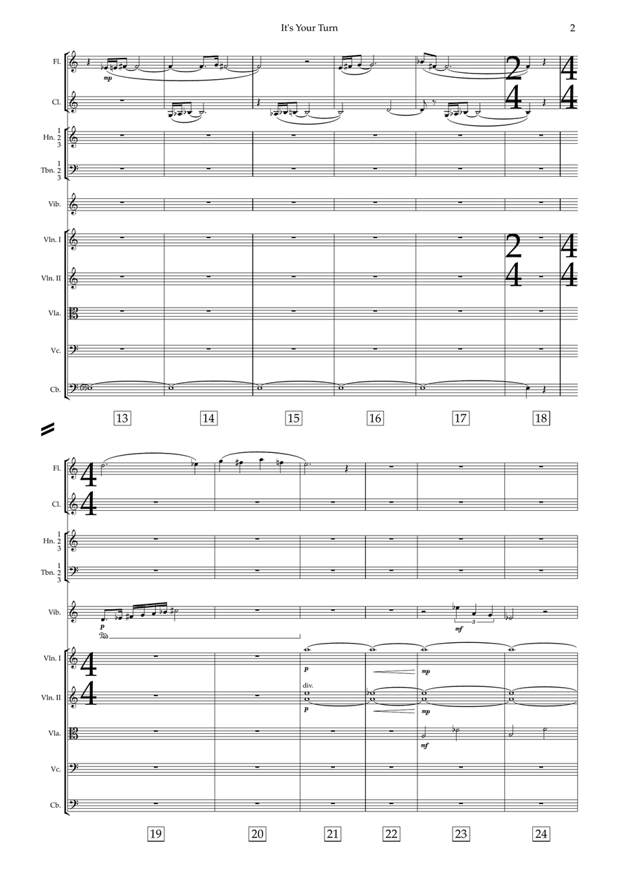 It's Your Turn Chamber Orchestra scores gallery preview page 3