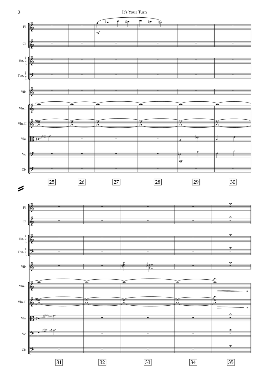 It's Your Turn Chamber Orchestra scores gallery preview page 4