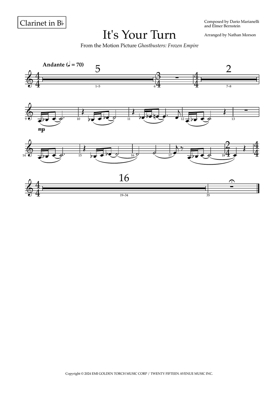 It's Your Turn Chamber Orchestra scores gallery preview page 6