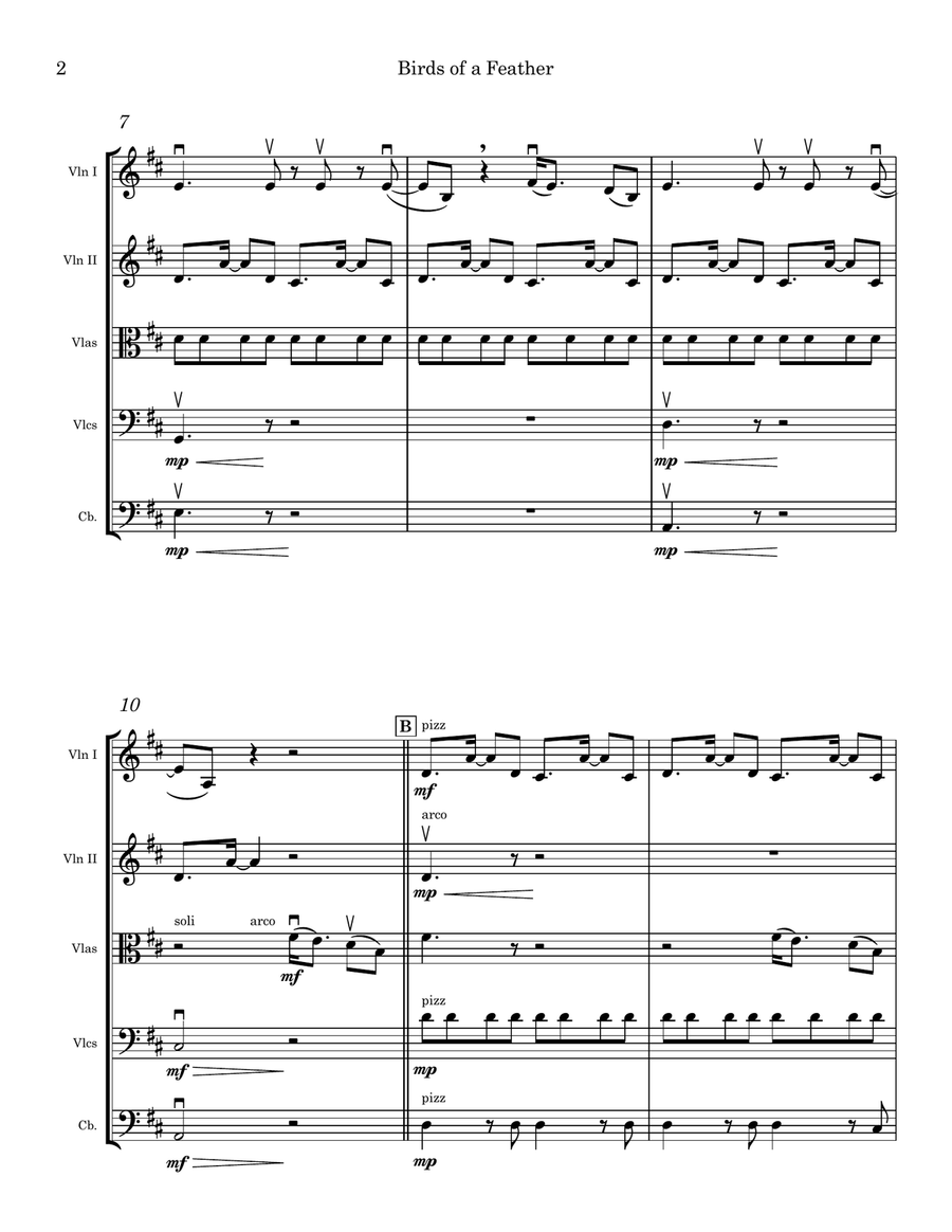 Birds Of A Feather Birds Of A Feather String Orchestra scores gallery preview page 2