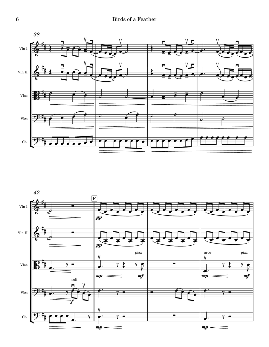 Birds Of A Feather Birds Of A Feather String Orchestra scores gallery preview page 6