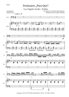 Perdonarte Para Que? Piano scores gallery preview page 3