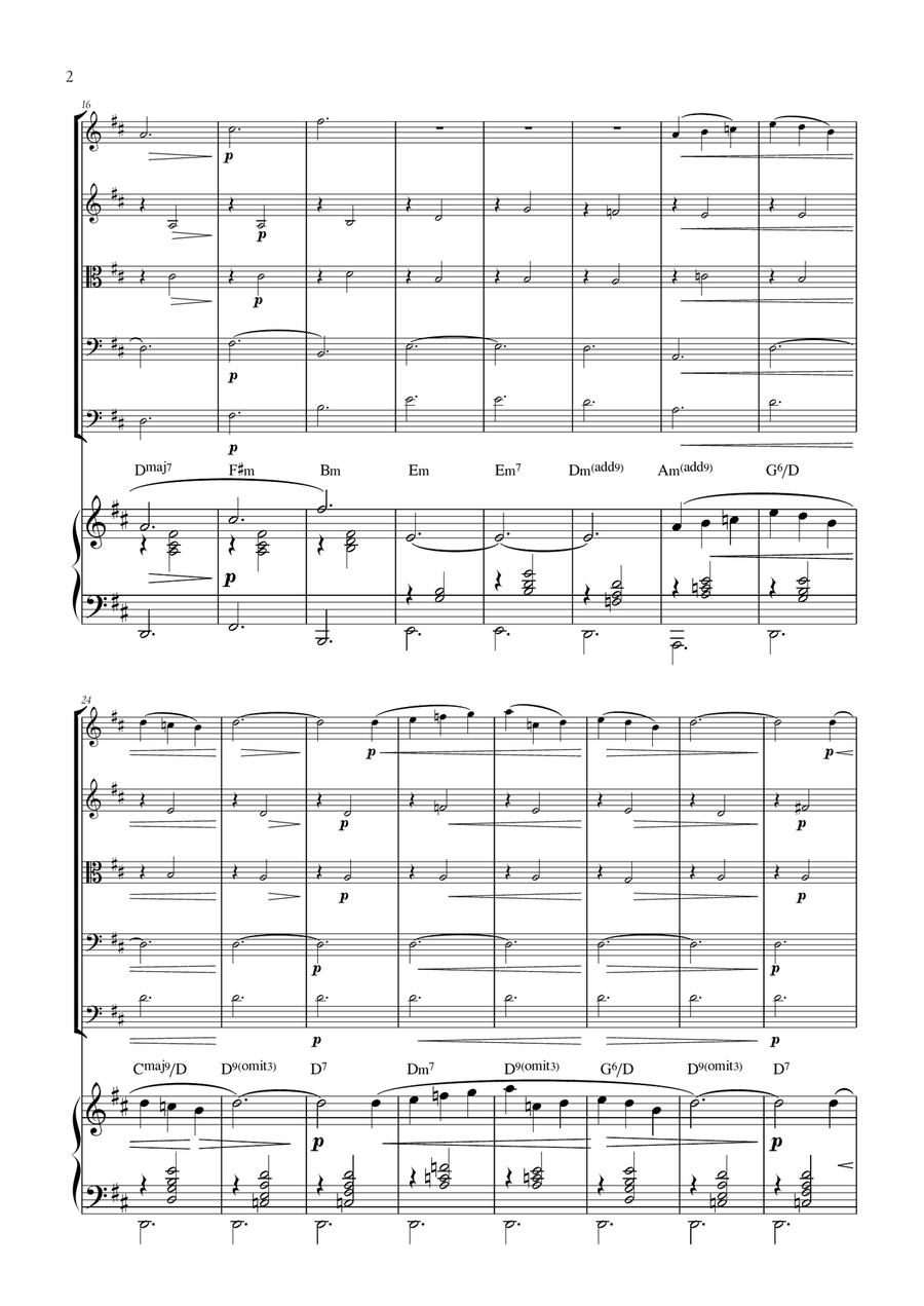 Gymnopédie No. 1 Gymnopédie No. 1 String Orchestra scores gallery preview page 2