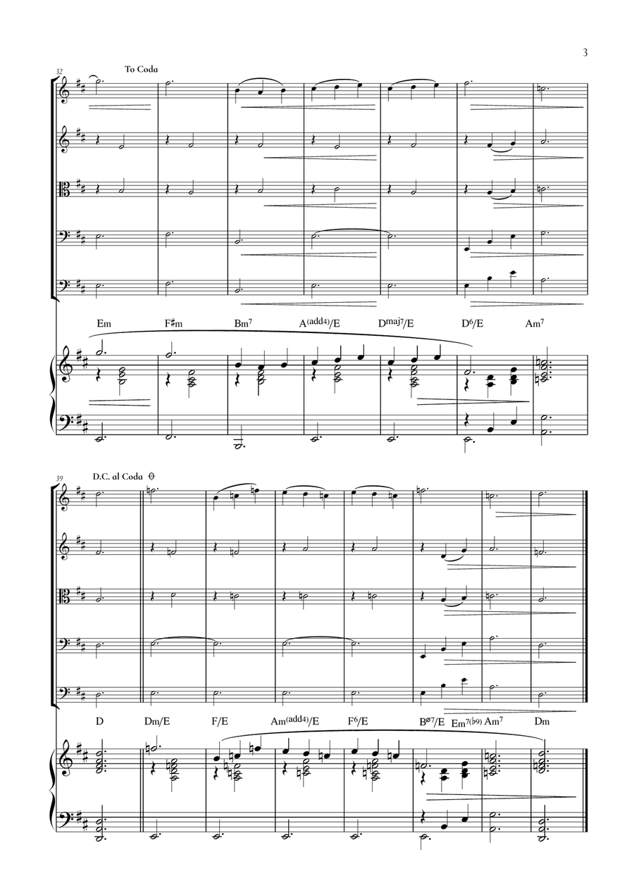 Gymnopédie No. 1 Gymnopédie No. 1 String Orchestra scores gallery preview page 3