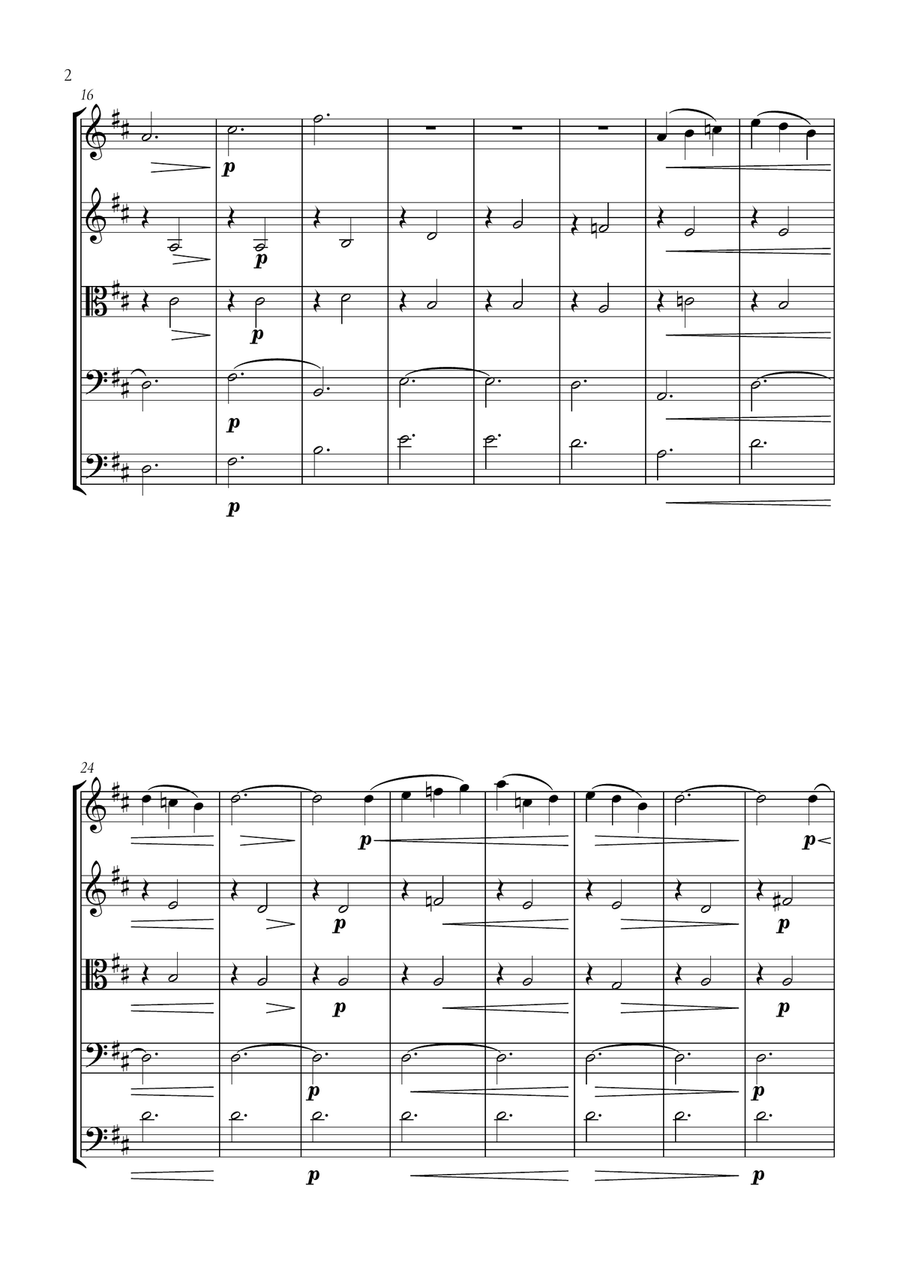 Gymnopédie No. 1 Gymnopédie No. 1 String Orchestra scores gallery preview page 2