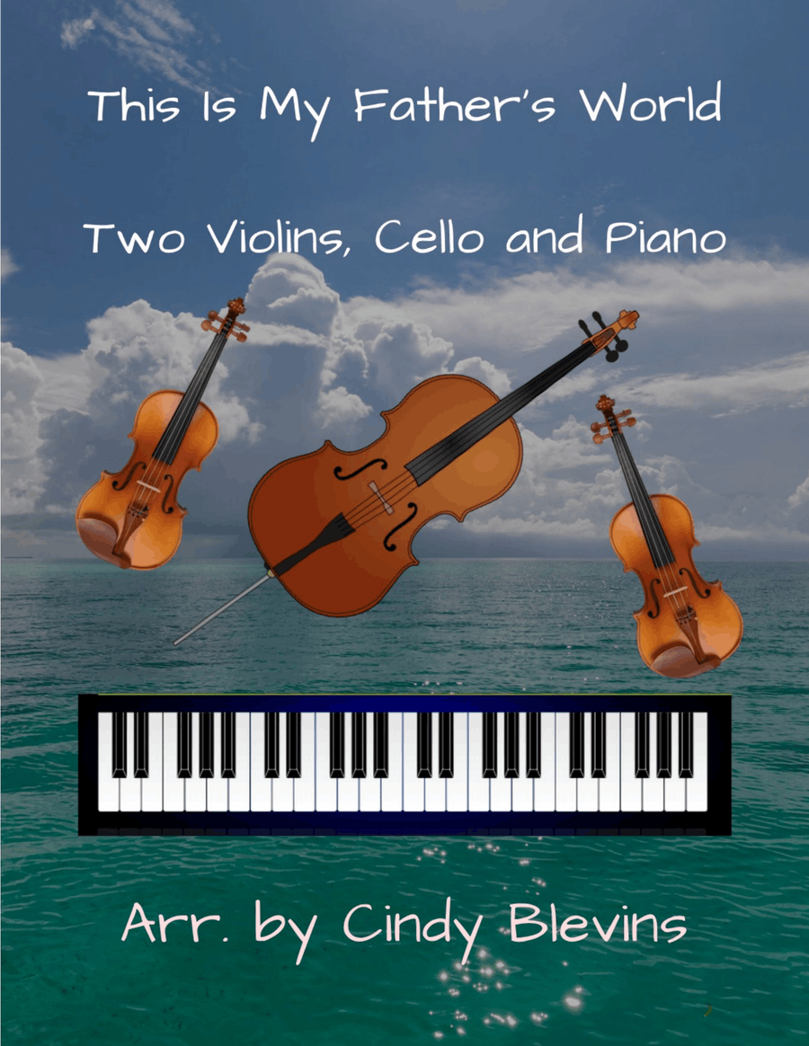 This Is My Father's World, for Two Violins, Cello and Piano Piano Quartet scores gallery preview page 1