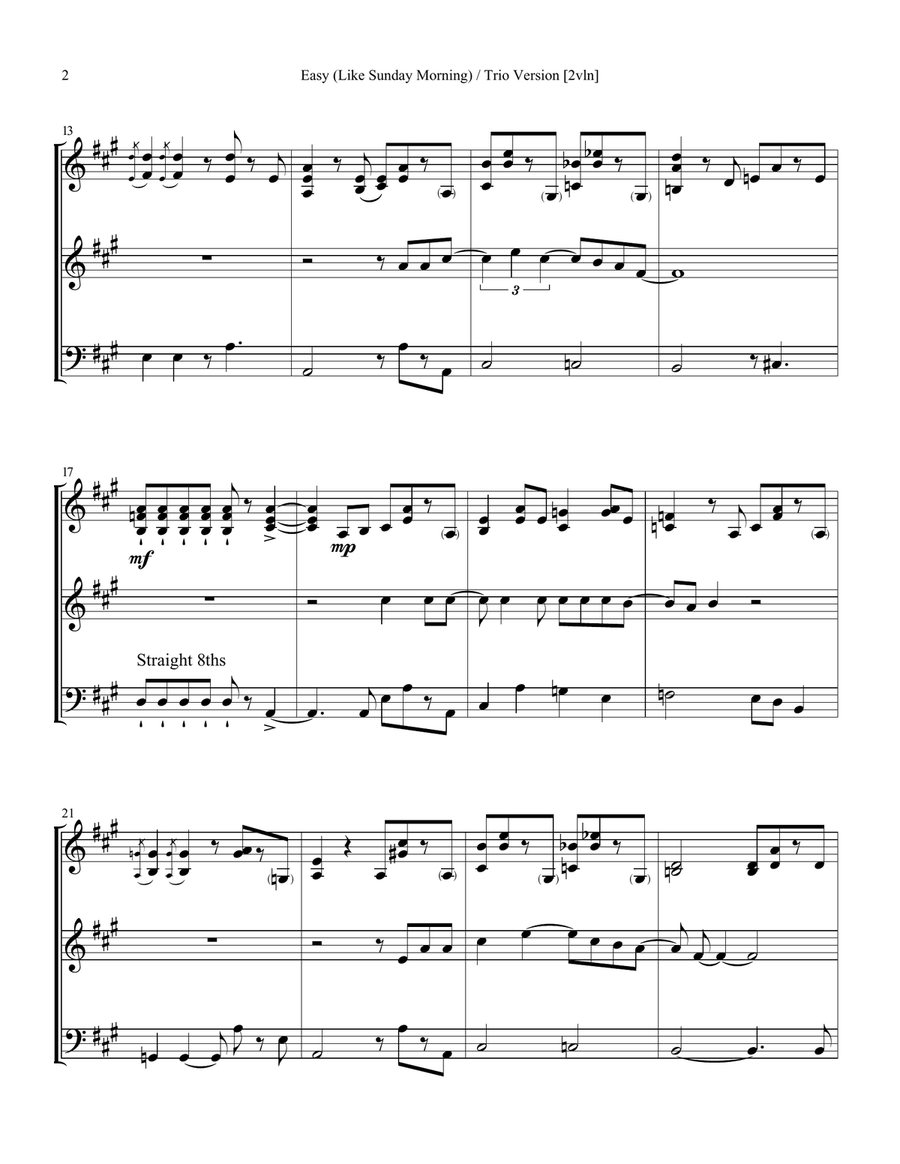 Easy String Trio scores gallery preview page 2