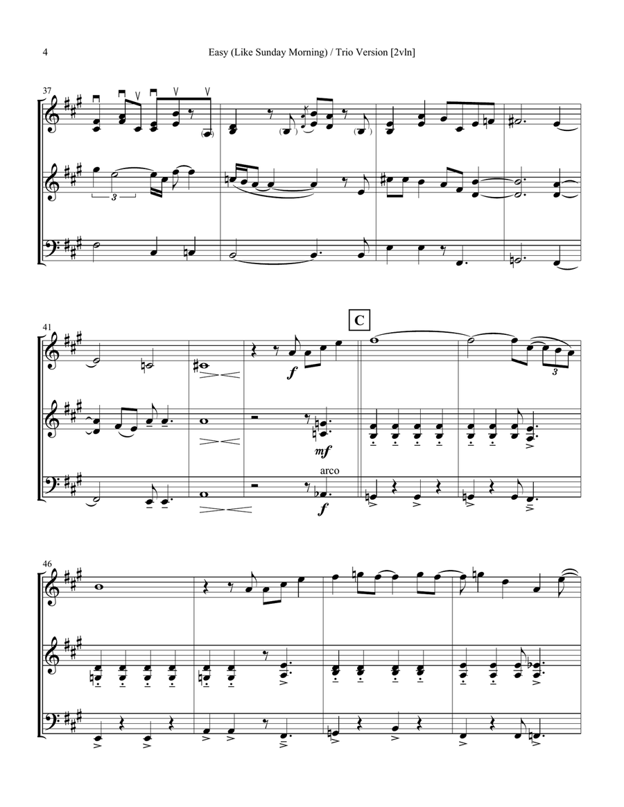 Easy String Trio scores gallery preview page 4