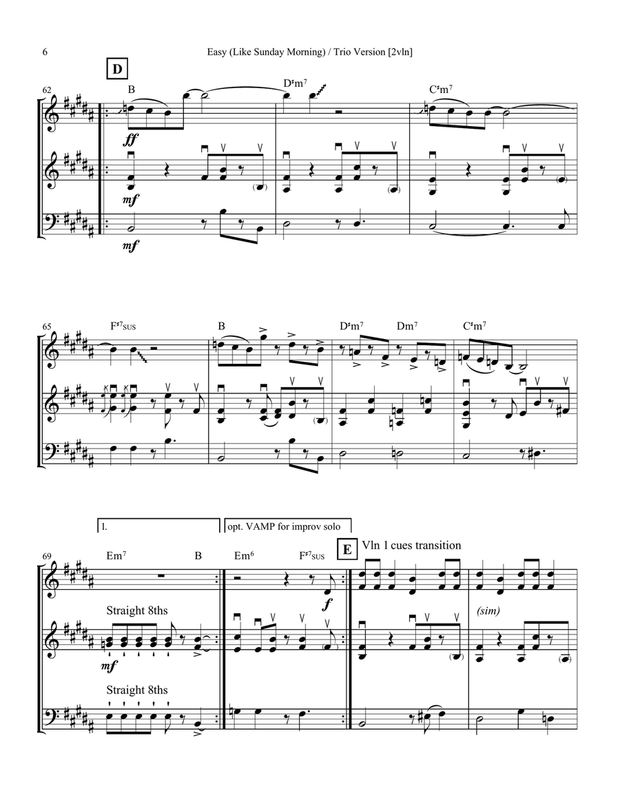 Easy String Trio scores gallery preview page 6