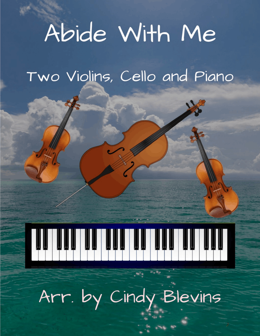 Abide With Me, for Two Violins, Cello and Piano Piano Quartet scores gallery preview page 1