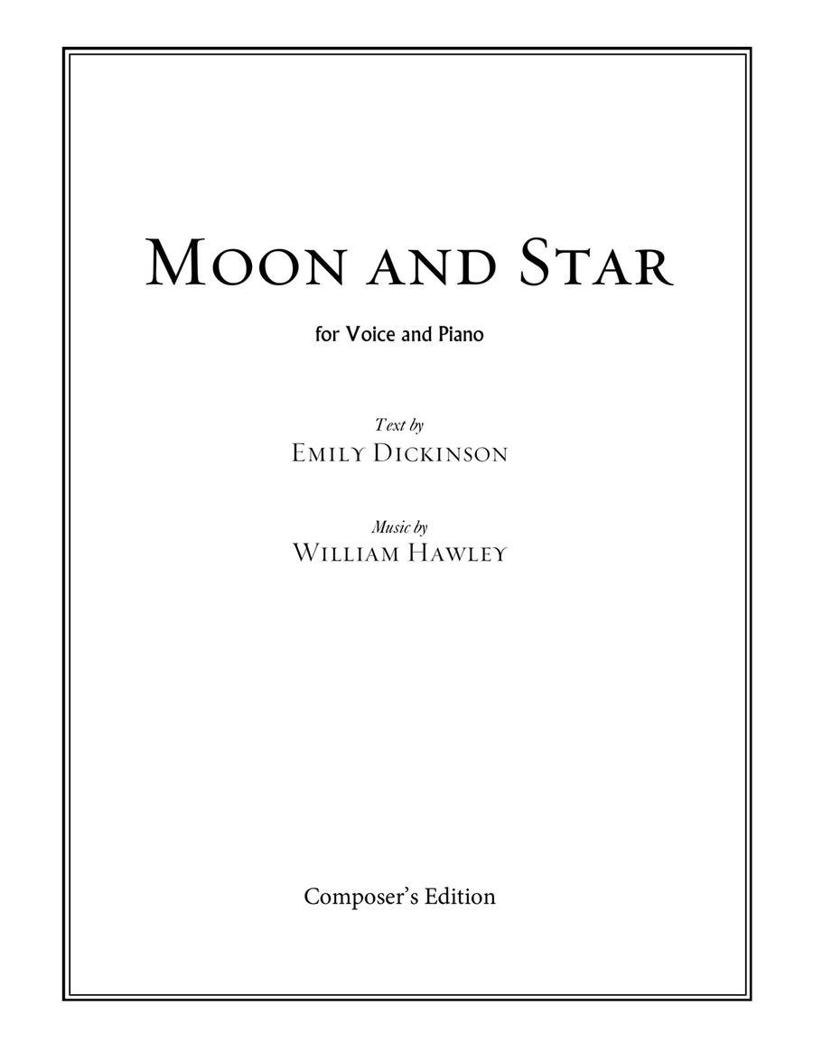 Moon and Star Moon and Star Piano, Vocal scores gallery preview page 1