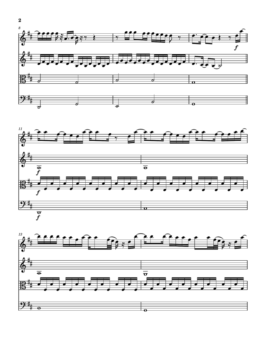 The Truth The Truth String Quartet scores gallery preview page 3