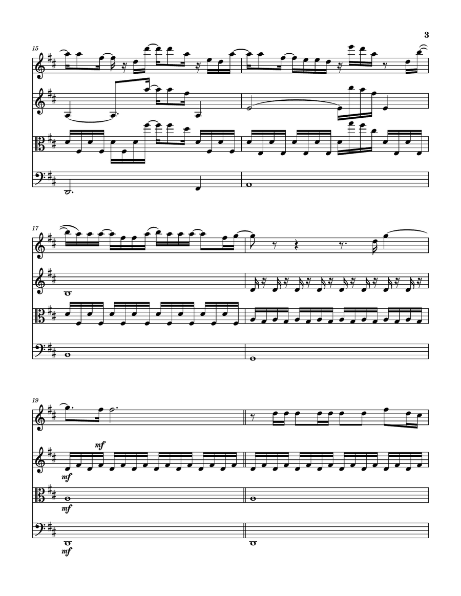 The Truth The Truth String Quartet scores gallery preview page 4