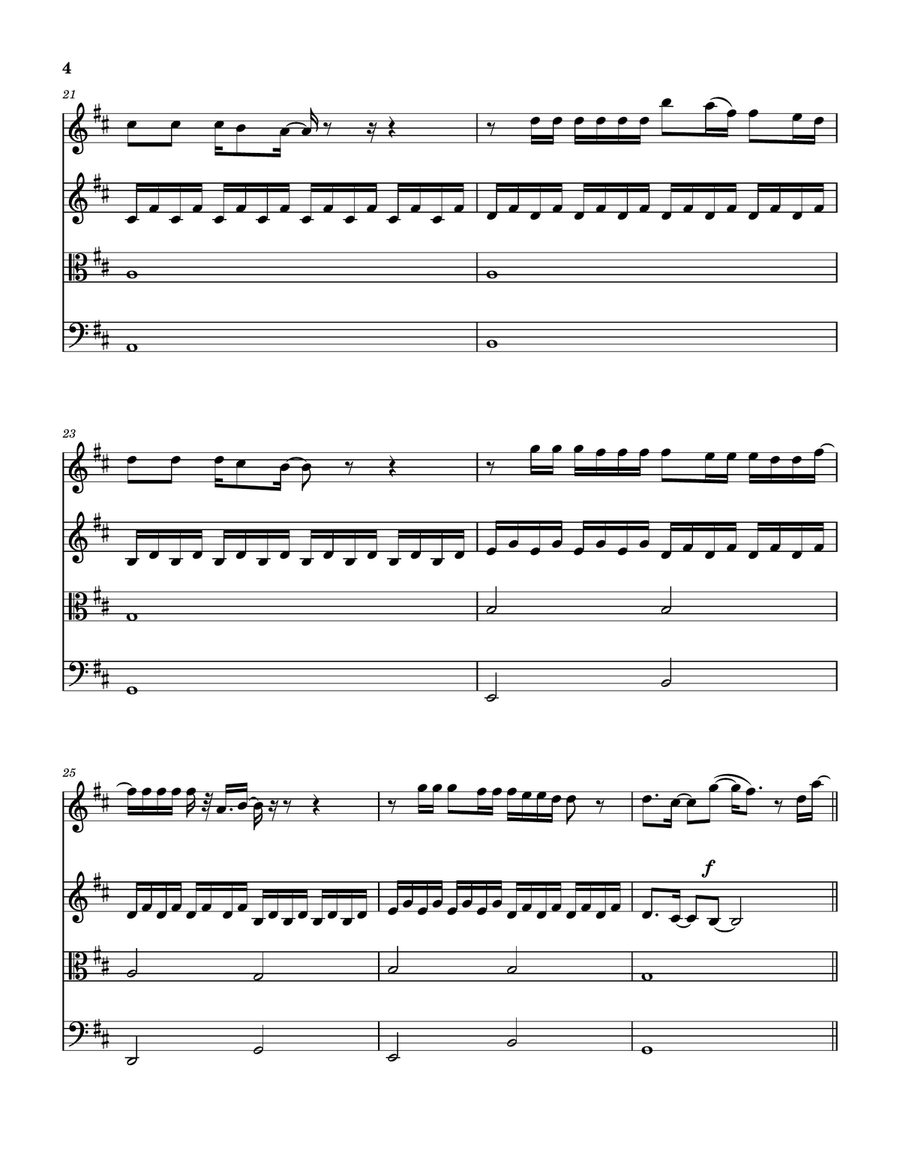 The Truth The Truth String Quartet scores gallery preview page 5