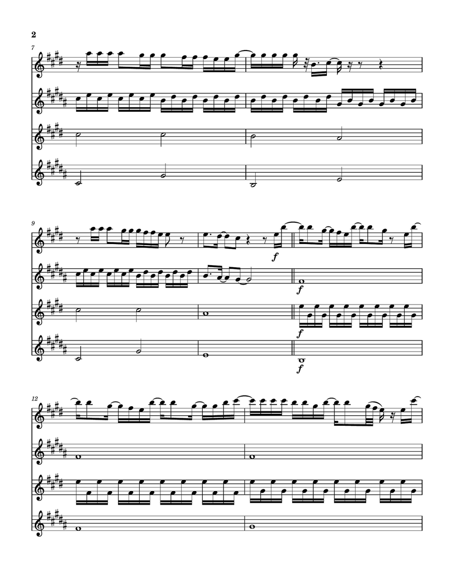 The Truth The Truth Saxophone Quartet scores gallery preview page 3