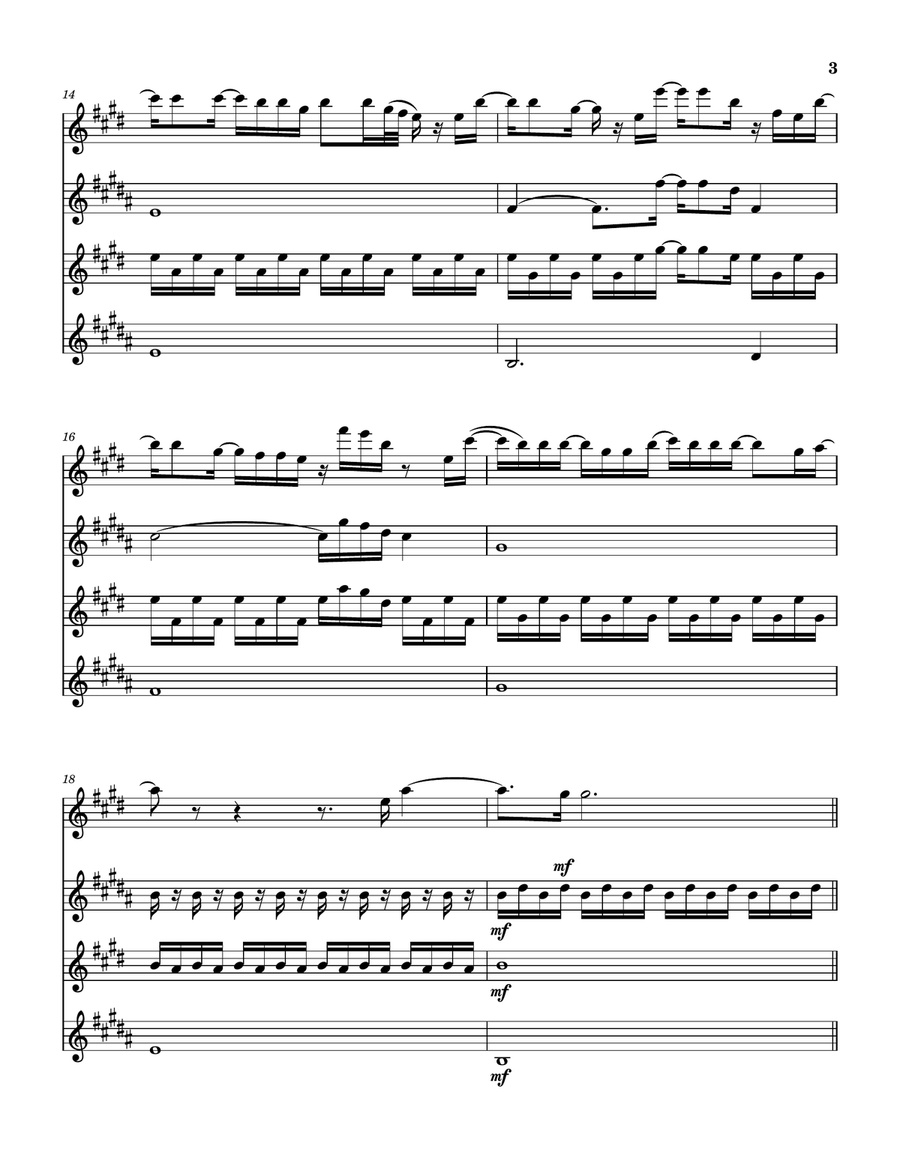 The Truth The Truth Saxophone Quartet scores gallery preview page 4
