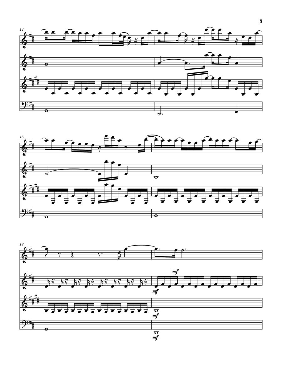The Truth The Truth Woodwind Quartet scores gallery preview page 4