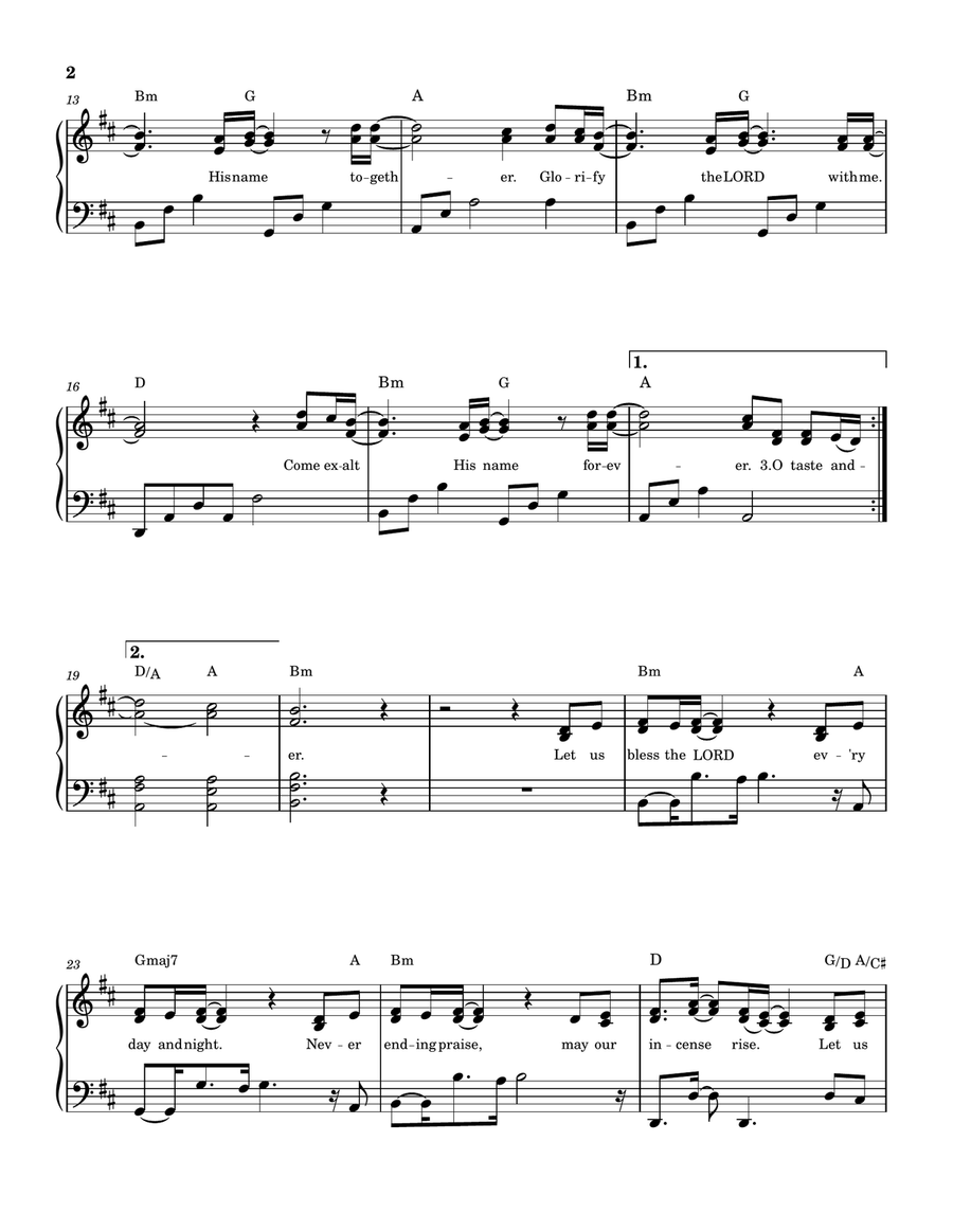 Psalm 34 (Taste And See) Psalm 34 (Taste And See) Piano Solo scores gallery preview page 2