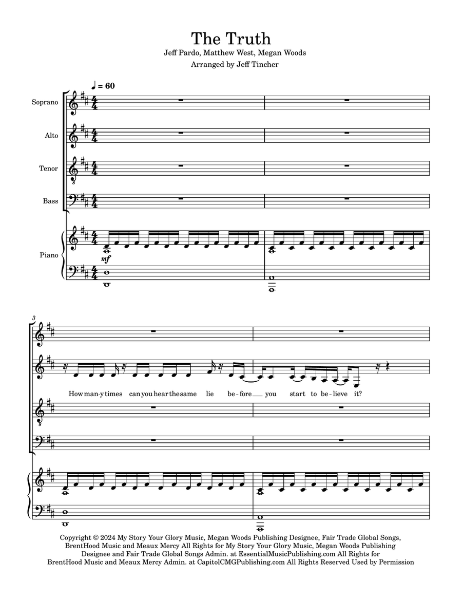 The Truth The Truth 4-Part scores gallery preview page 2