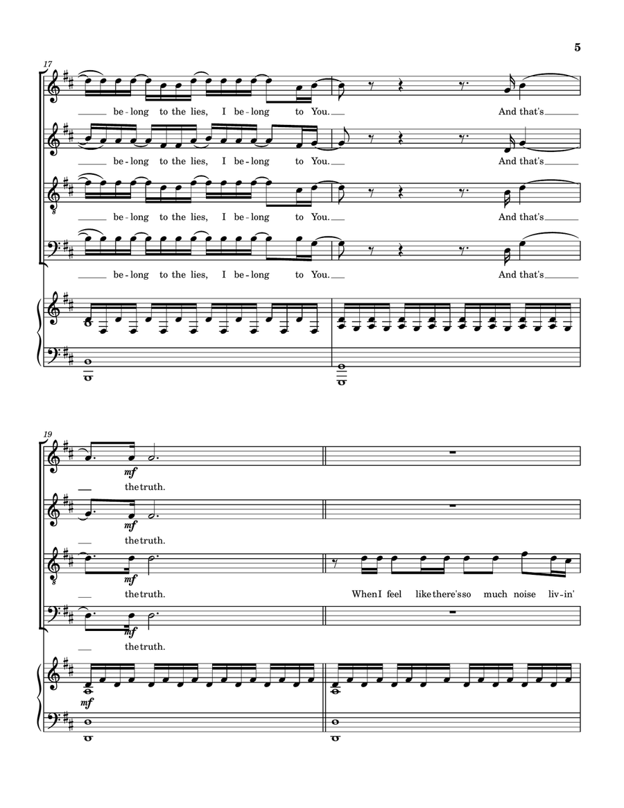 The Truth The Truth 4-Part scores gallery preview page 6