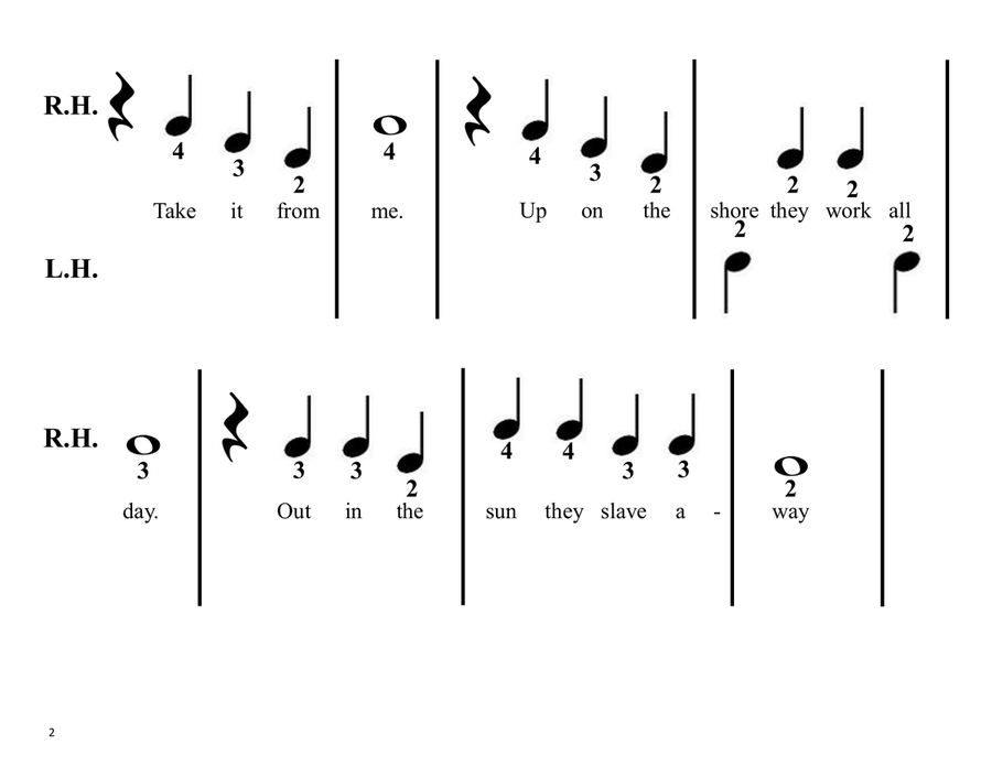 Under The Sea Under The Sea Easy Piano scores gallery preview page 2