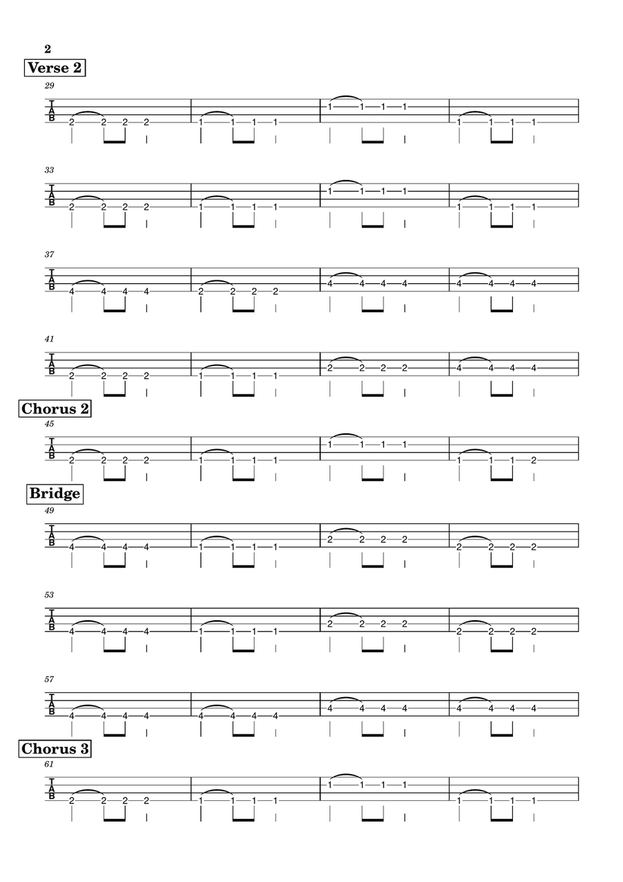 Take My Breath Away (Love Theme) Acoustic Guitar scores gallery preview page 2