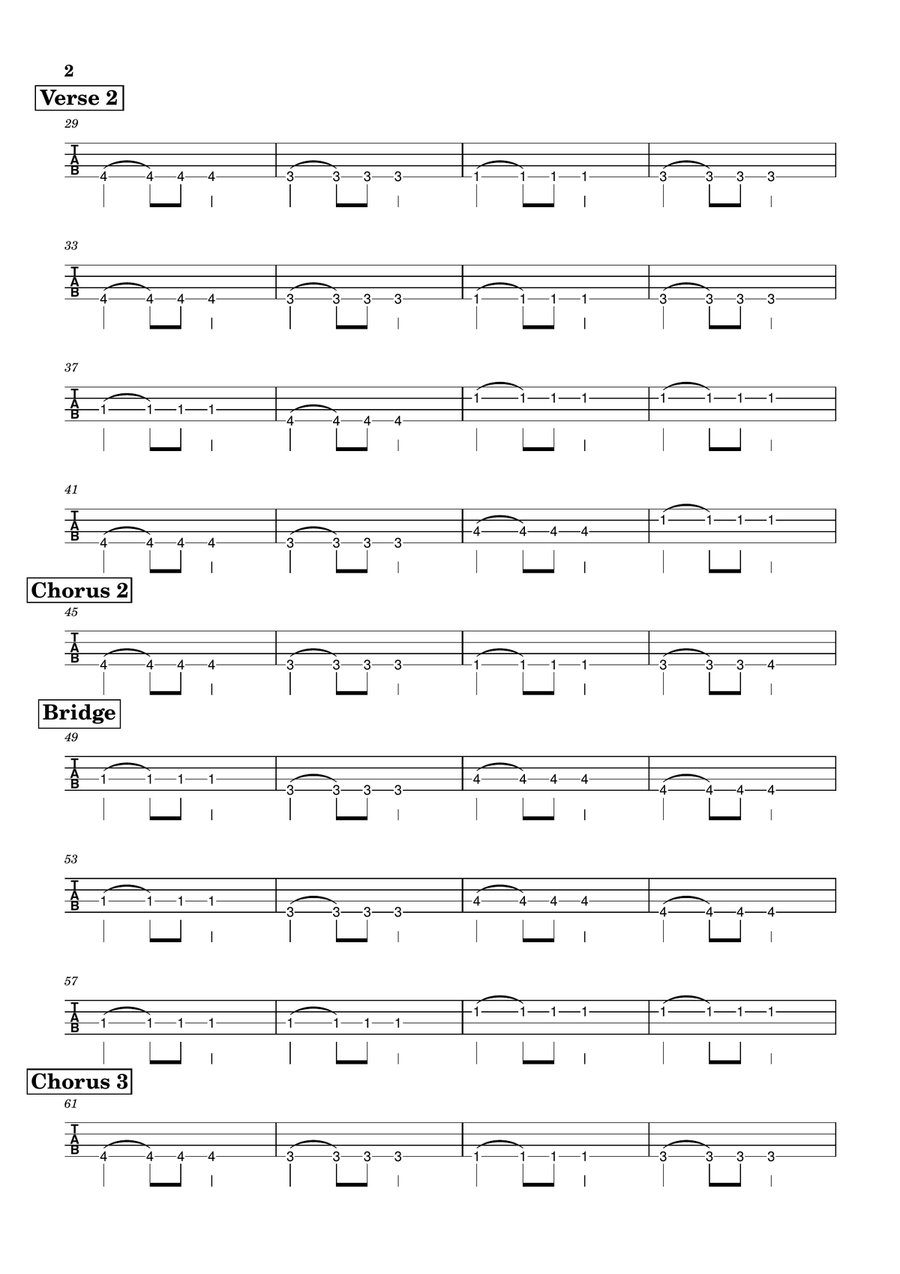 Take My Breath Away (Love Theme) Acoustic Guitar scores gallery preview page 2