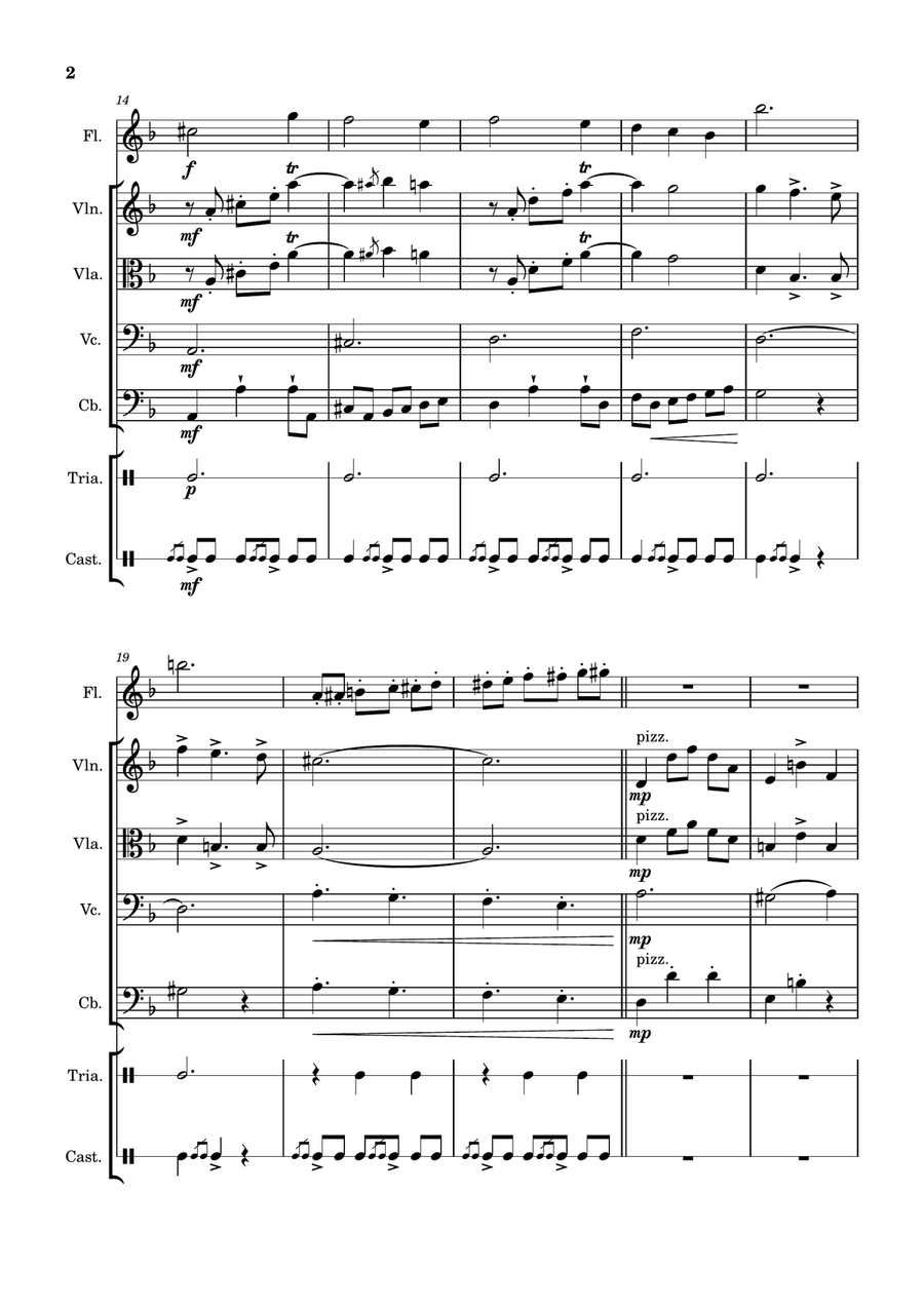 Peruvian Waltz - La Idolatría Small Ensemble scores gallery preview page 2