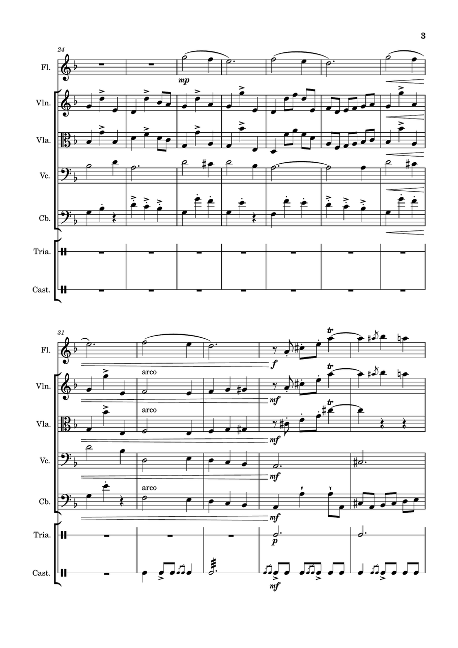 Peruvian Waltz - La Idolatría Small Ensemble scores gallery preview page 3