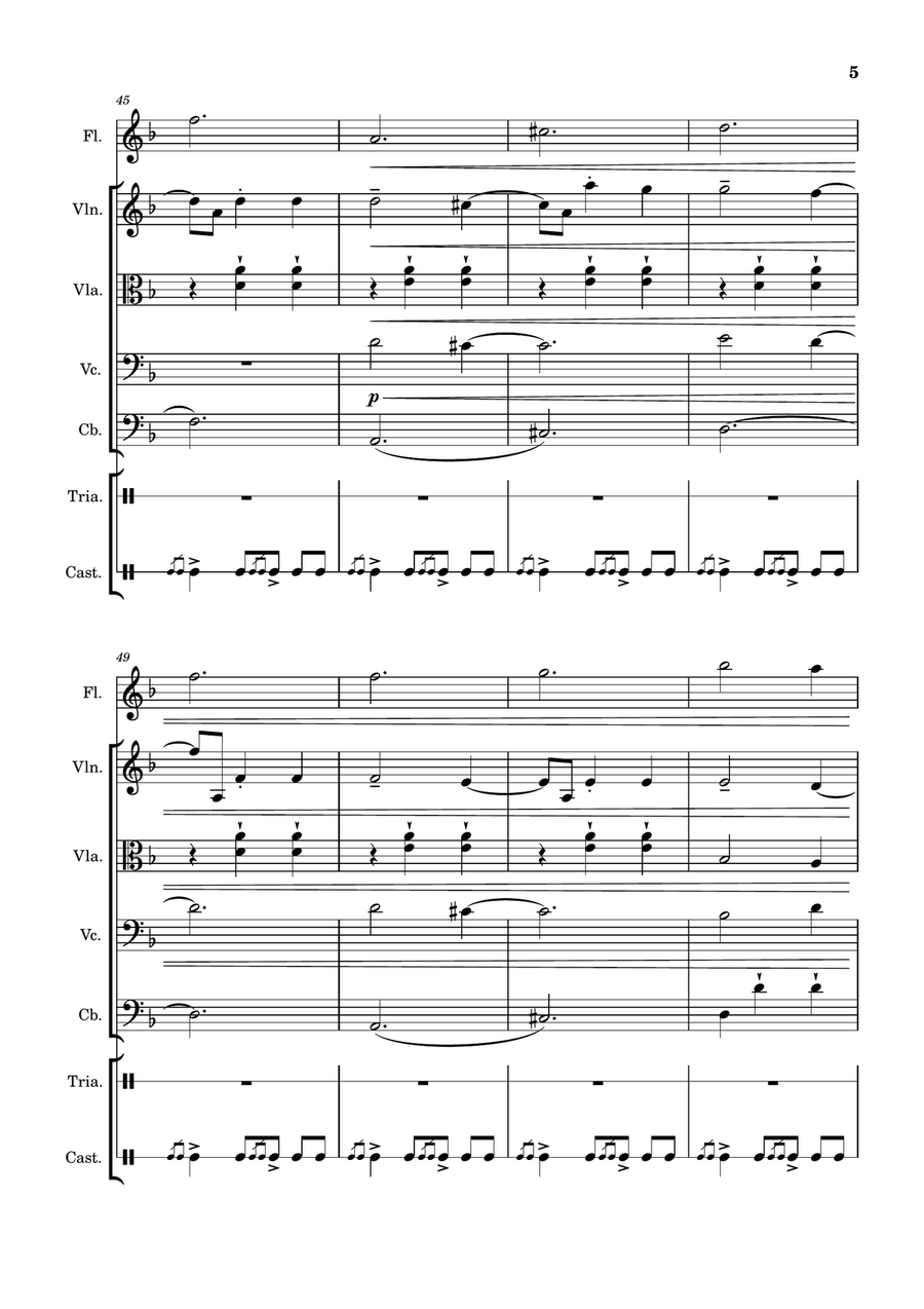 Peruvian Waltz - La Idolatría Small Ensemble scores gallery preview page 5