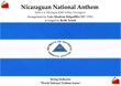 Nicaraguan National Anthem for String Orchestra