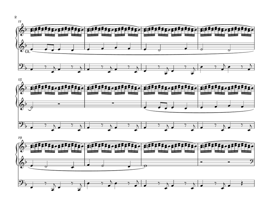 Tidal Procession Tidal Procession Organ Solo scores gallery preview page 2