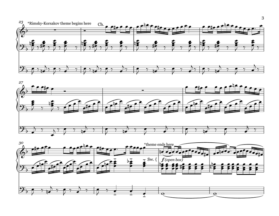 Tidal Procession Tidal Procession Organ Solo scores gallery preview page 3