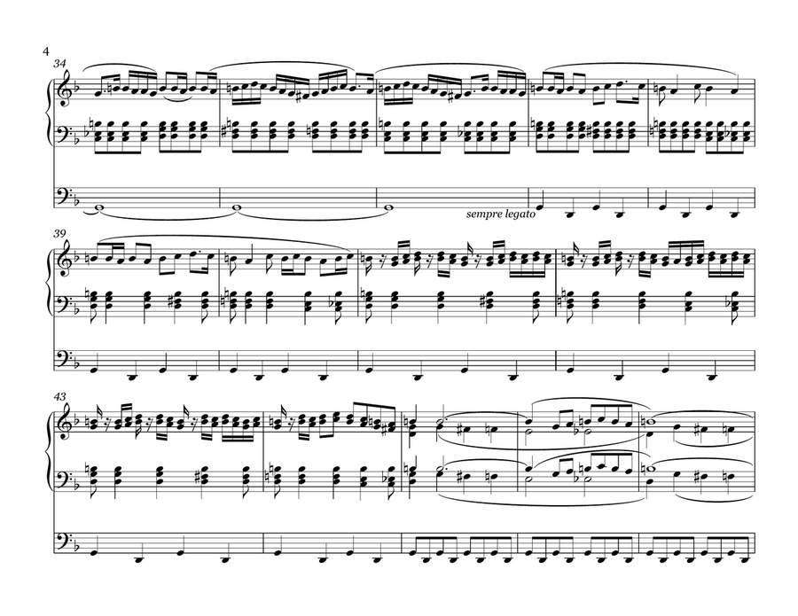 Tidal Procession Tidal Procession Organ Solo scores gallery preview page 4