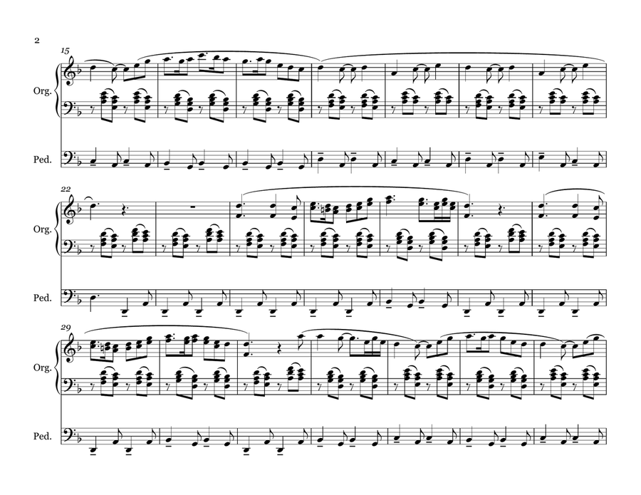 What Wondrous Love What Wondrous Love Organ Solo scores gallery preview page 2