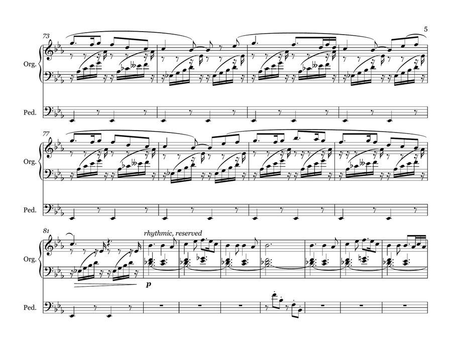What Wondrous Love What Wondrous Love Organ Solo scores gallery preview page 5