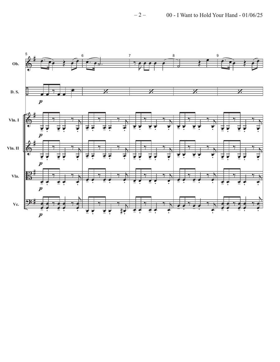 I Want To Hold Your Hand I Want To Hold Your Hand Large Ensemble scores gallery preview page 2