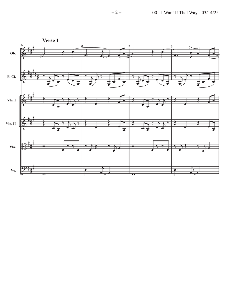 I Want It That Way Large Ensemble scores gallery preview page 2