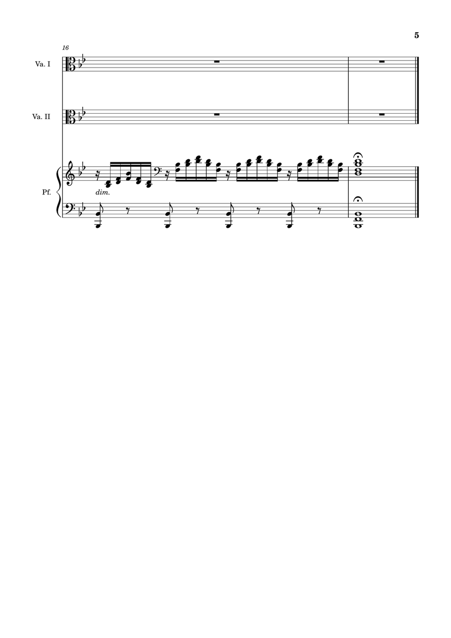 Ave Maria by F. Schubert – For Viola Duet and Piano. Score and Parts String Duet scores gallery preview page 5